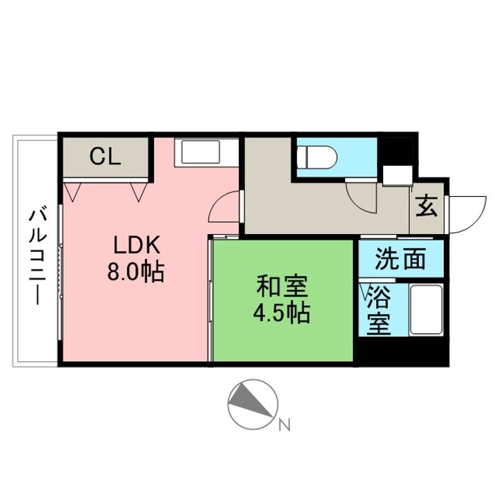 アーバンフラット博多駅南の間取り