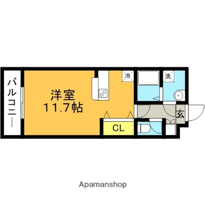 エスポアールOGAWAⅡ204の間取り