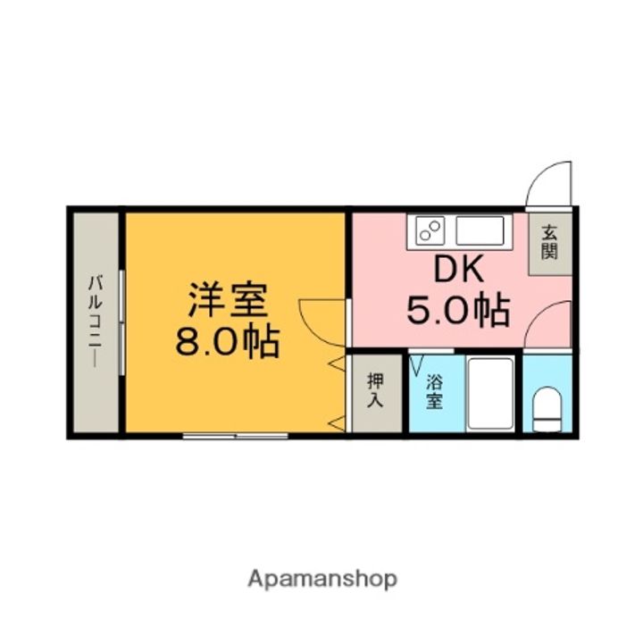 レーオロイヤル206の間取り