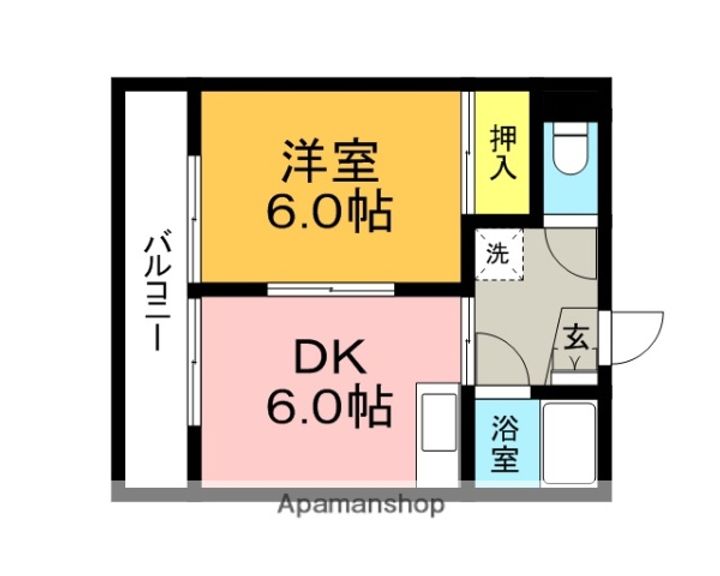 アークパレス701の間取り