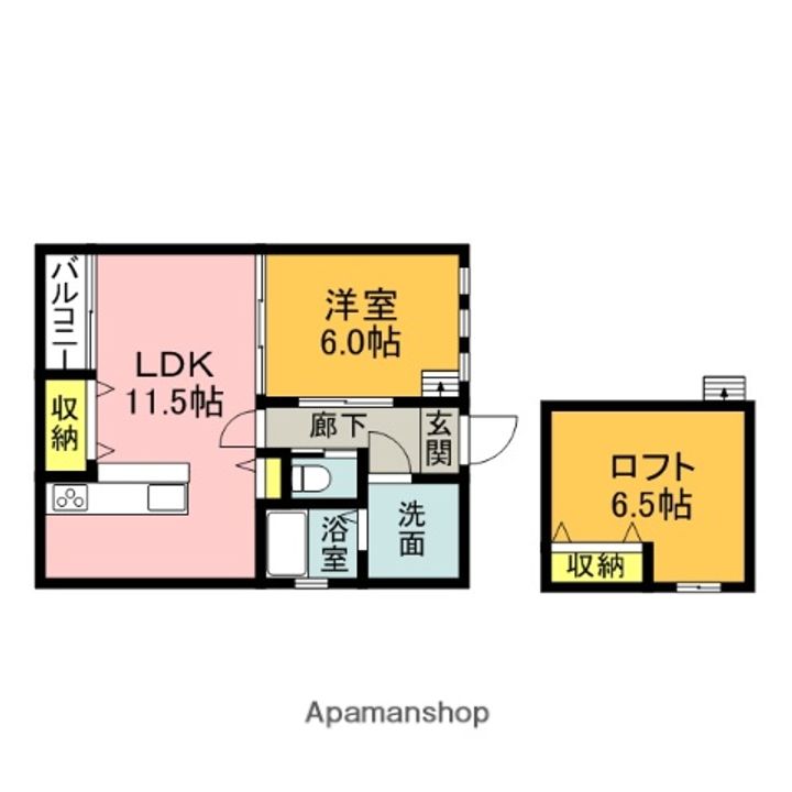 RITZ HOUSE202の間取り