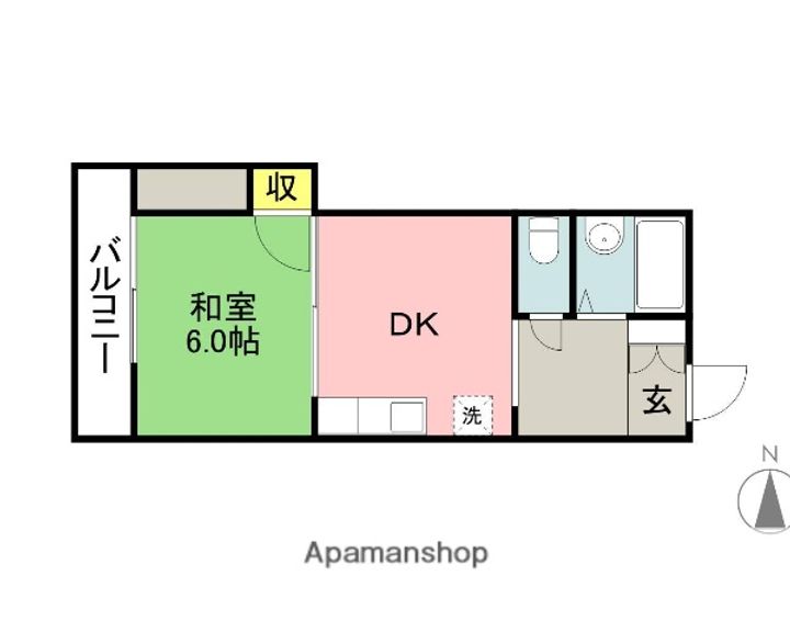 英成レジデンス301の間取り