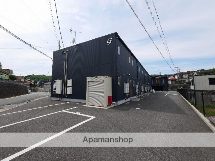 福岡県飯塚市鯰田の賃貸アパートの外観