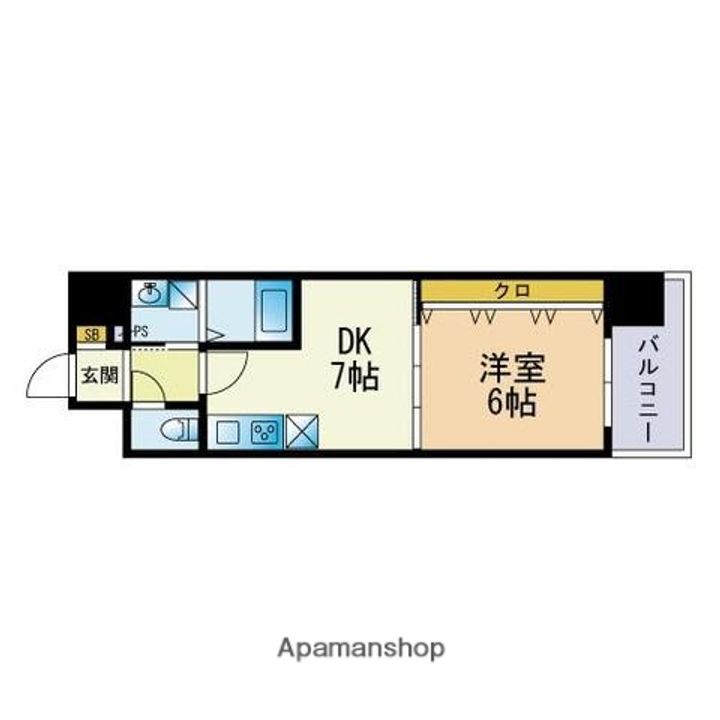 レジス波多江1203の間取り