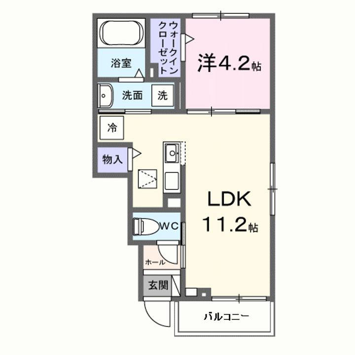 ラウレア Ⅰの間取り