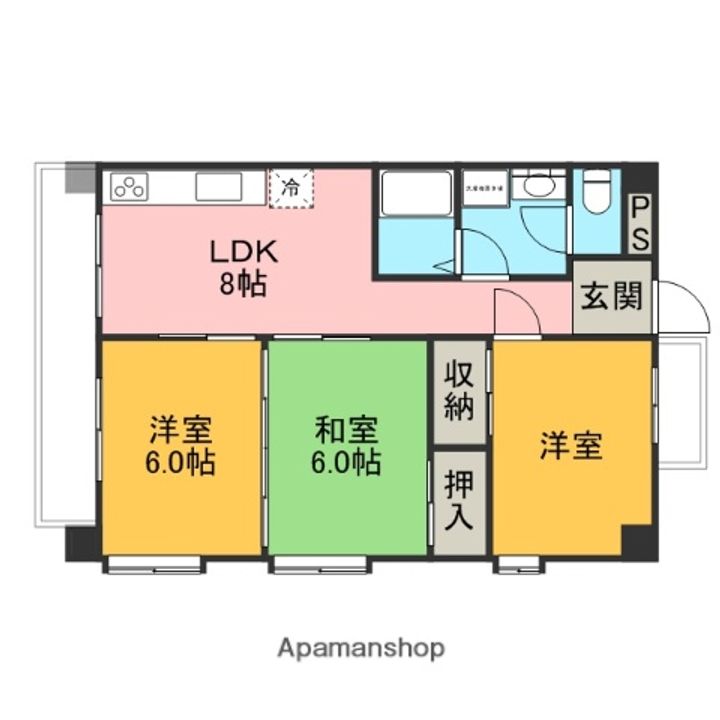 メゾン・ド・A403の間取り