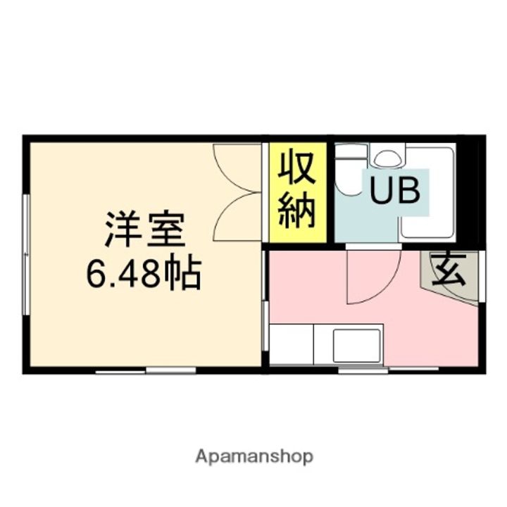 佐賀県鳥栖市本町2丁目の賃貸アパート107の間取り