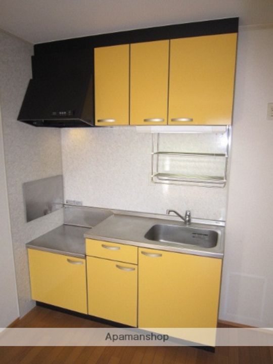 福岡県筑紫野市針摺中央2丁目の賃貸アパートのキッチン