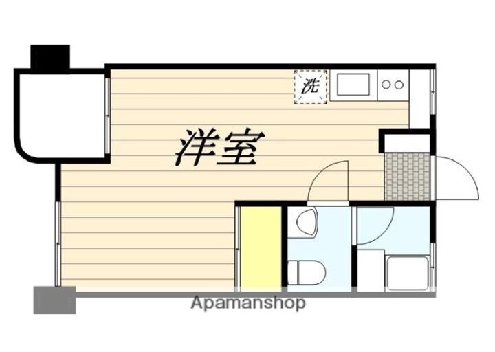 福岡県久留米市宮ノ陣4丁目の賃貸マンション305の間取り