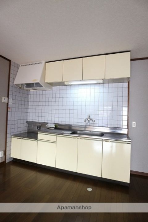福岡県朝倉市堤の賃貸アパート203のキッチン
