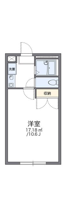レオパレス若宮103の間取り