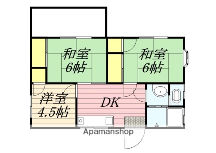 福岡県朝倉市三奈木(一戸建)の賃貸物件戸建ての間取り