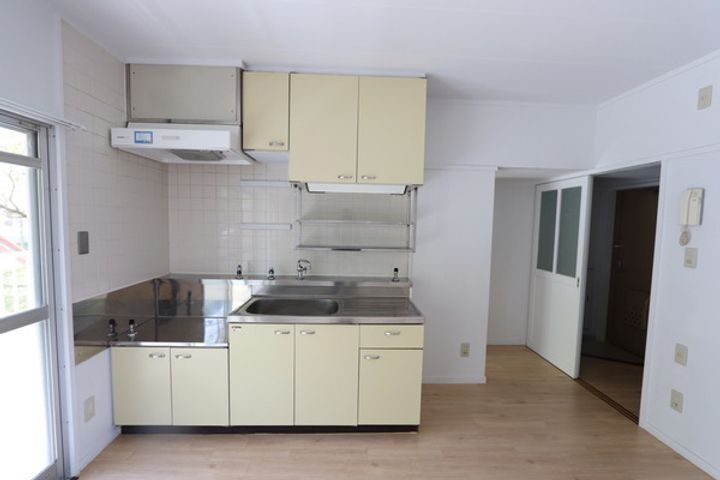 ビレッジハウス白川2号棟のキッチン