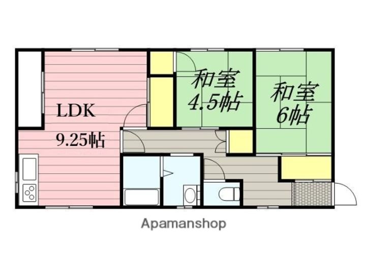 福岡県小郡市大崎(一戸建)の賃貸物件戸建ての間取り