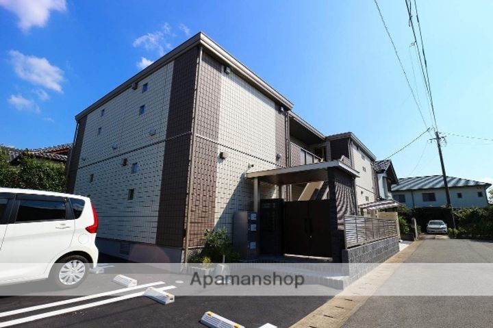 福岡県朝倉郡筑前町篠隈の賃貸アパートの外観