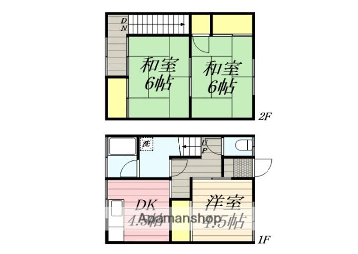 佐賀県三養基郡みやき町大字江口豆津(一戸建)の賃貸物件戸建ての間取り
