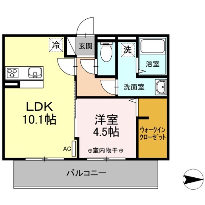 ダンケ プロストの間取り