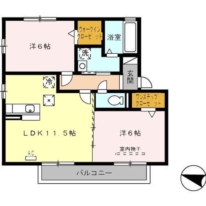 リシェスパレの間取り