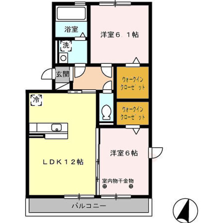 アヴニールの間取り