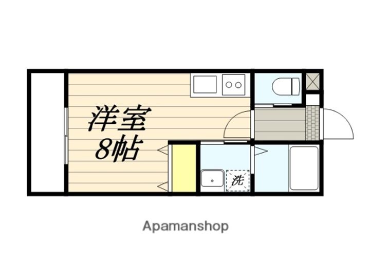 福岡県筑紫野市針摺南2丁目の賃貸アパート105の間取り