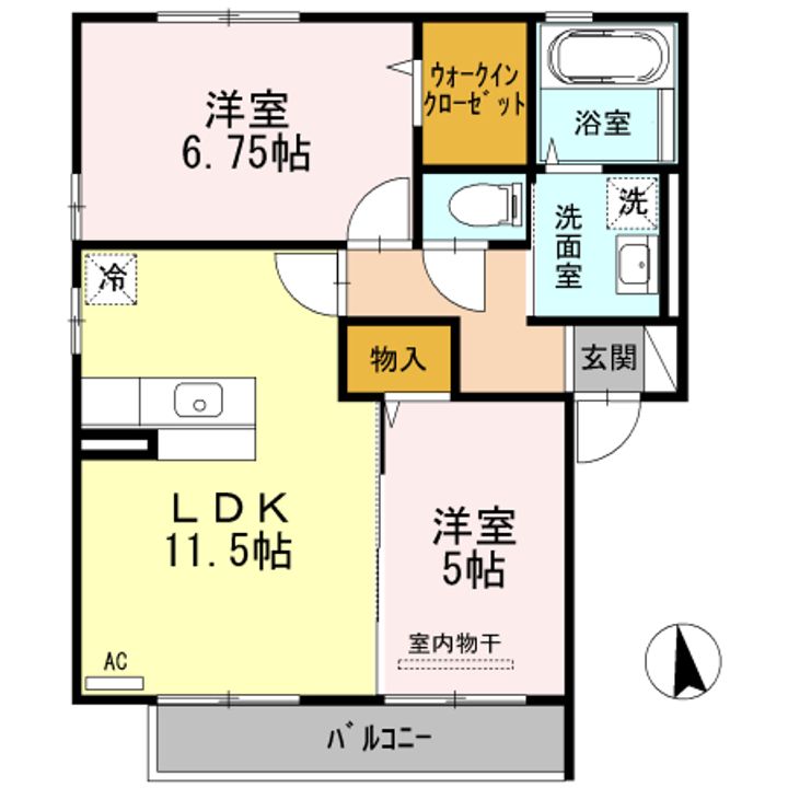 ソフィアコートV A棟の間取り
