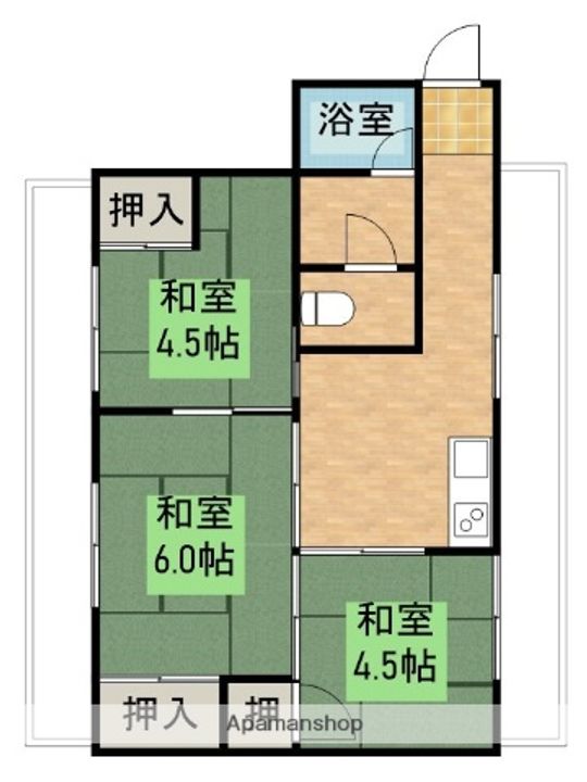 吉正ビル501の間取り