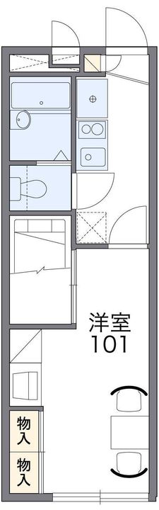 レオパレス内野の間取り