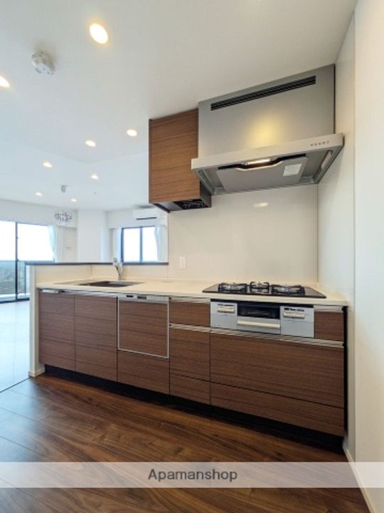 福岡県福岡市中央区地行浜2丁目の賃貸マンション2605のキッチン