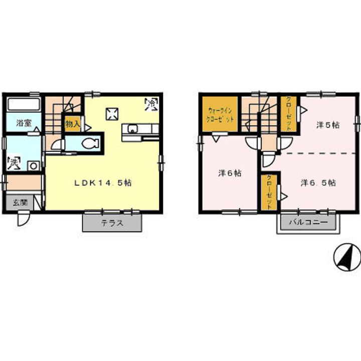福岡県福岡市早良区次郎丸4丁目(一戸建)の賃貸物件戸建ての間取り
