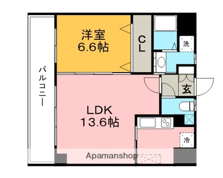 レジデンス東櫛原.の間取り