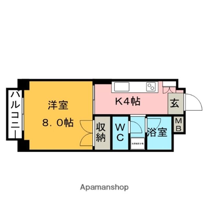ラミエーヌ302.の間取り