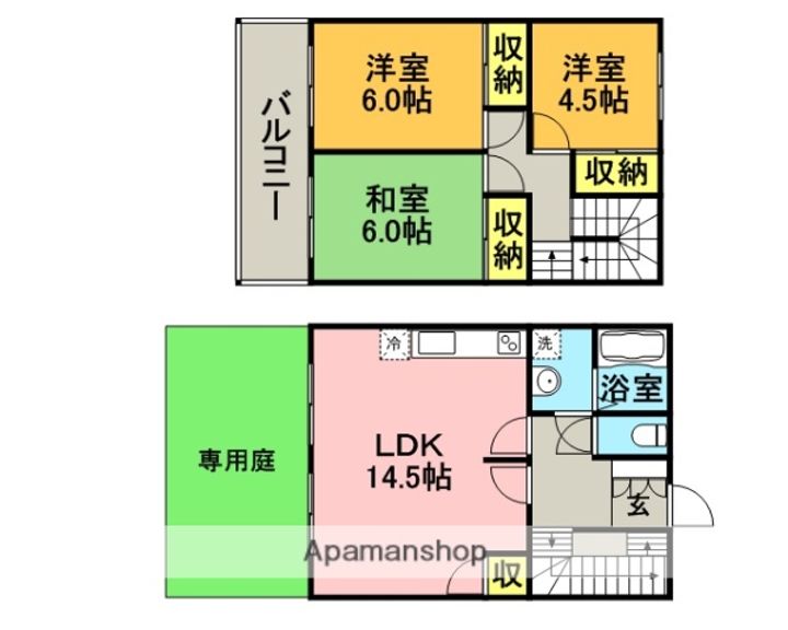 メゾンドールMURATA101の間取り
