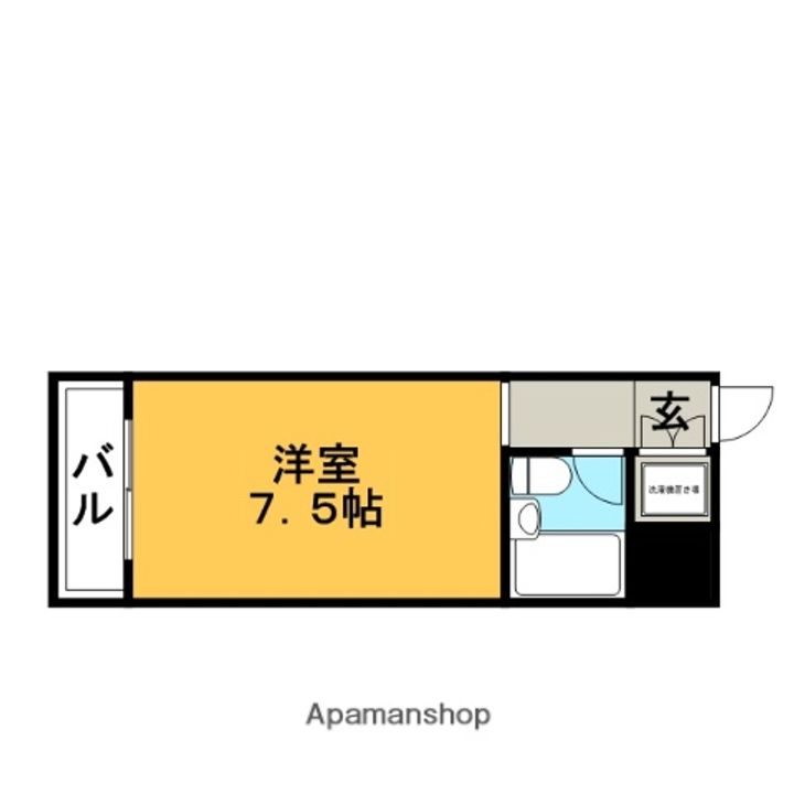 新生マンション天神の間取り