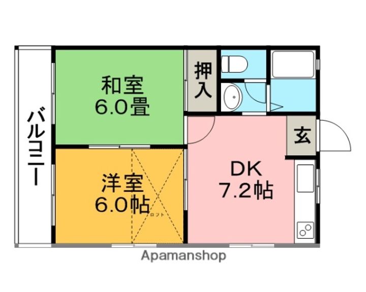 KTハウス B棟の間取り