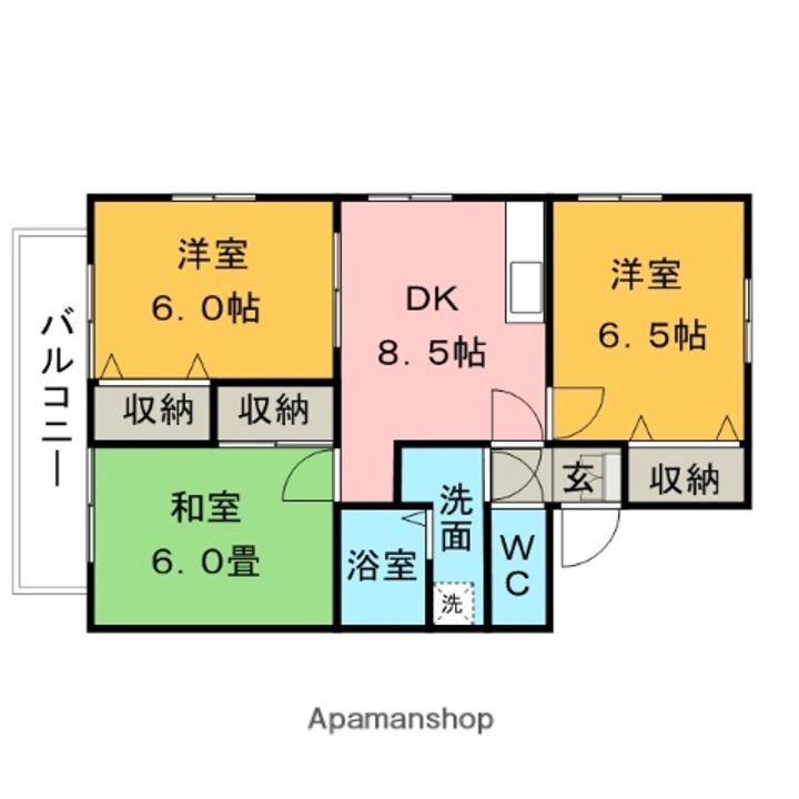 セジュール森の間取り