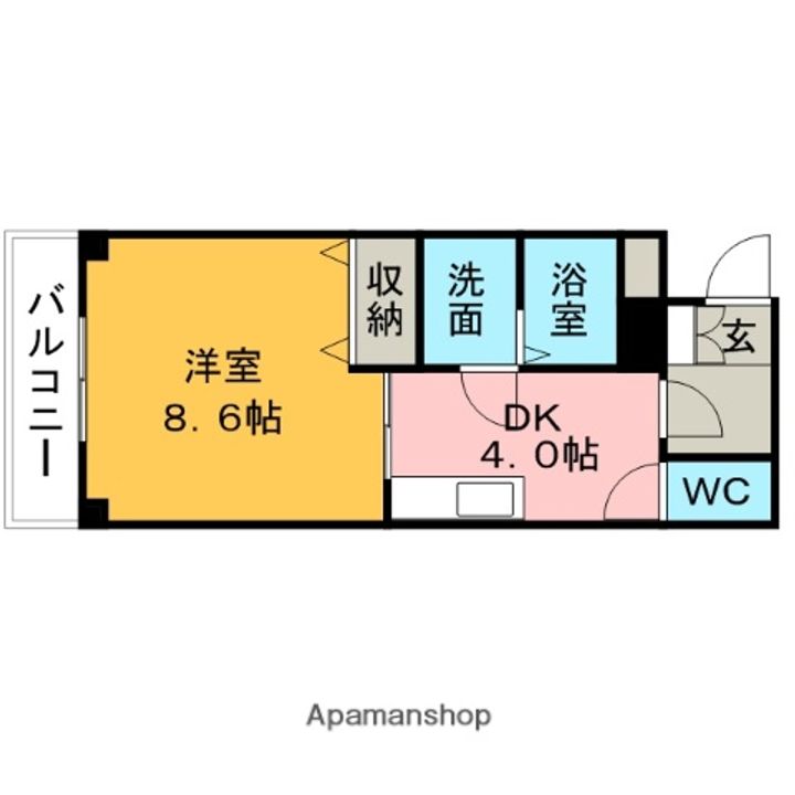 セカンドキャビンの間取り