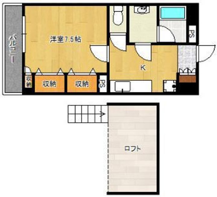 ハビタット351の間取り