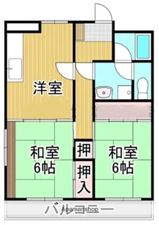 パークマンション諏訪105の間取り