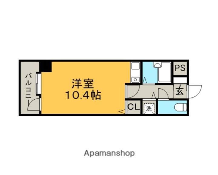 サンセーヌ中央町304の間取り