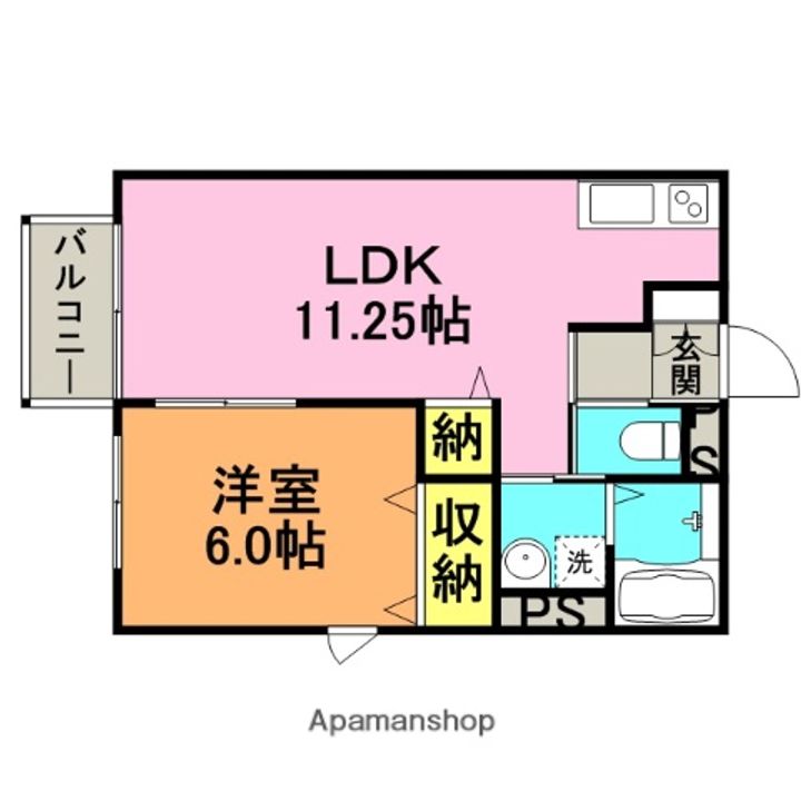 エクセラン101の間取り