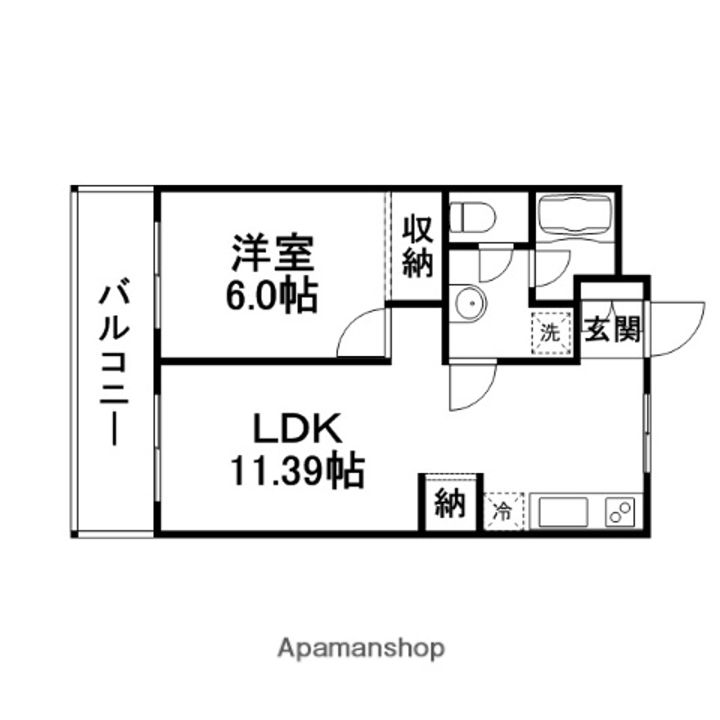 セイコービル602の間取り