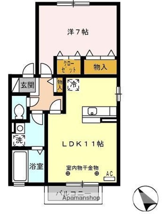 グランモア101.の間取り