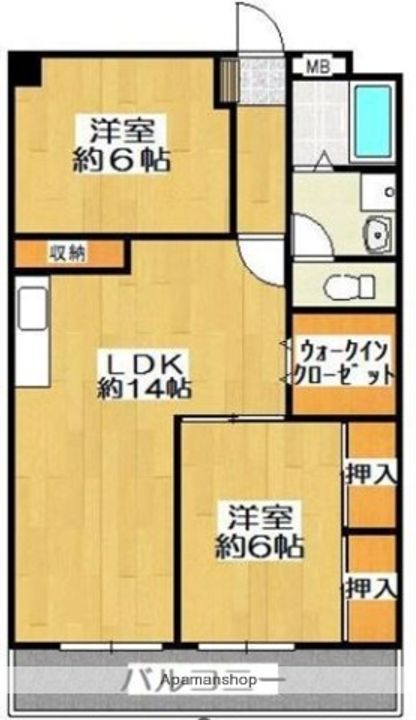 ライトハウス503の間取り