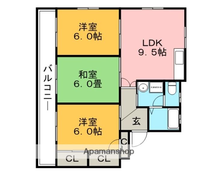 シェル幹401の間取り