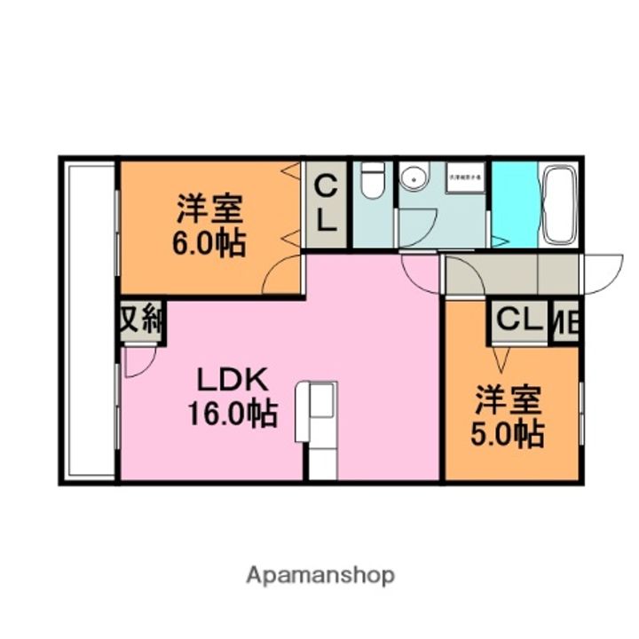 近藤コーポの間取り