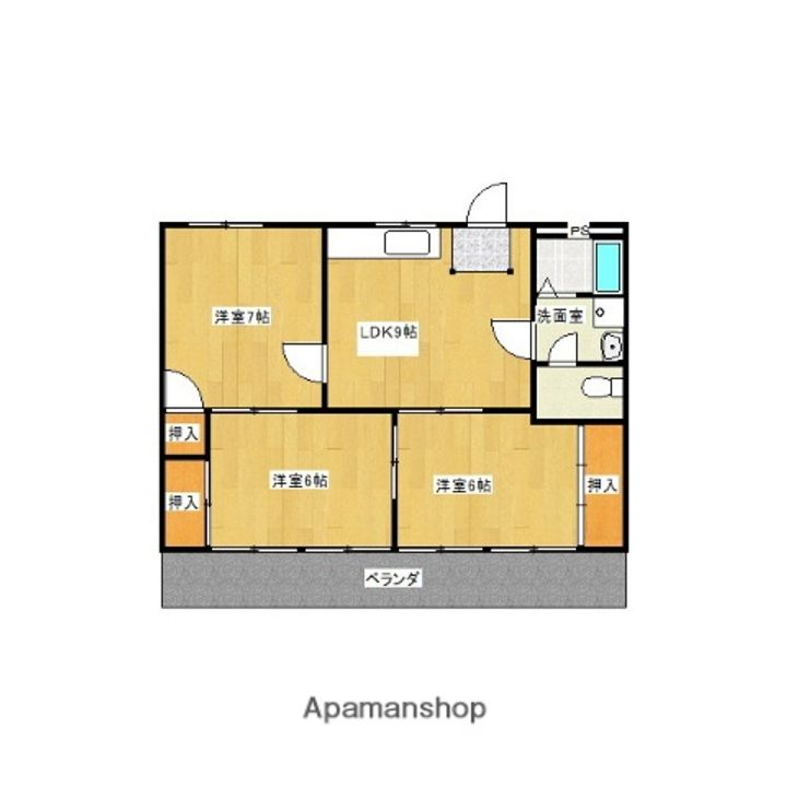 TRハイツ302の間取り