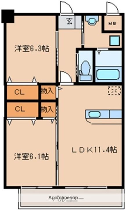 ソフィア21の間取り