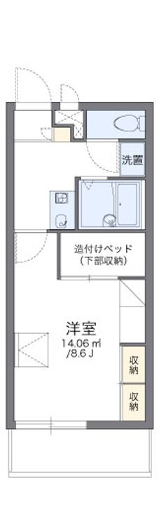 レオパレスドリームの間取り