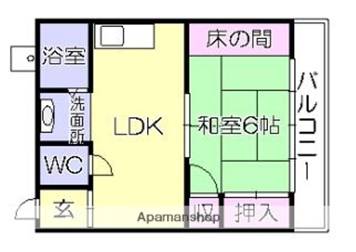 コーポナカシマの間取り