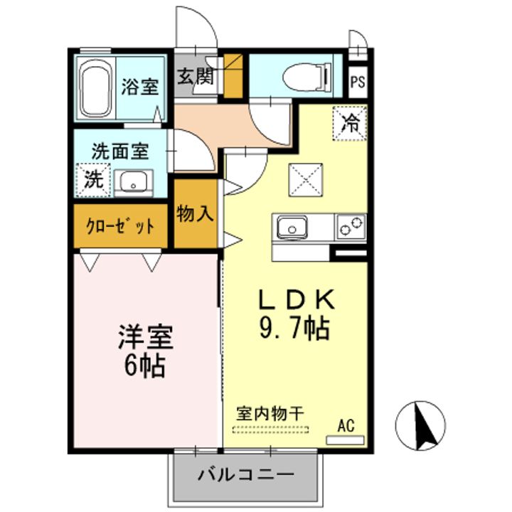 アヴリルの間取り